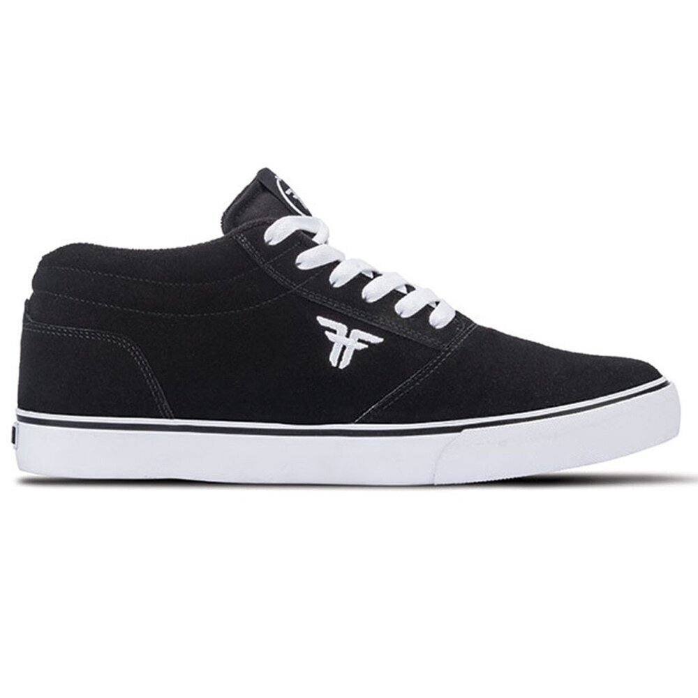 Fallen DOA Black Suede Skate Shoes Men 12 / 46 EU Streetwear Skateboard Grunge